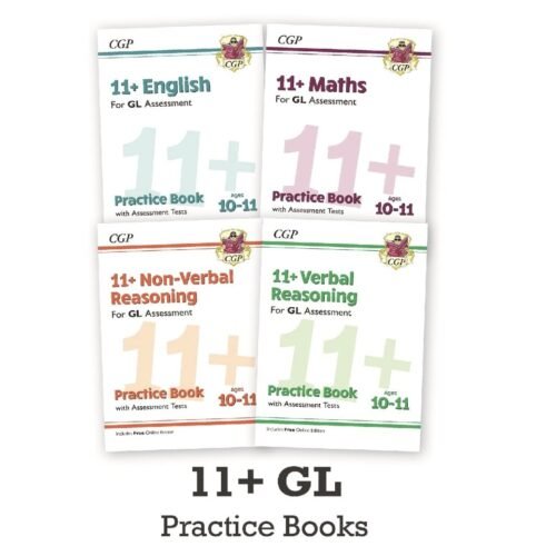 11+ GL Ages 10-11 Practice Book & Assessment Tests Bundle: English, Maths, Verbal and Non-Verbal Reasoning