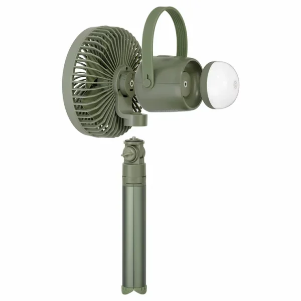 396385061404702 Camelion Rechargeable Camping Fan With LED Light