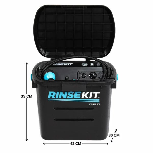 396385127596062 RinseKit PRO 13.2 Litre (3.5 US Gallon) Battery Powered Portable Shower
