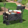 452386066300958 Mac Sports Deluxe Push Pull Folding Wagon with Brakes