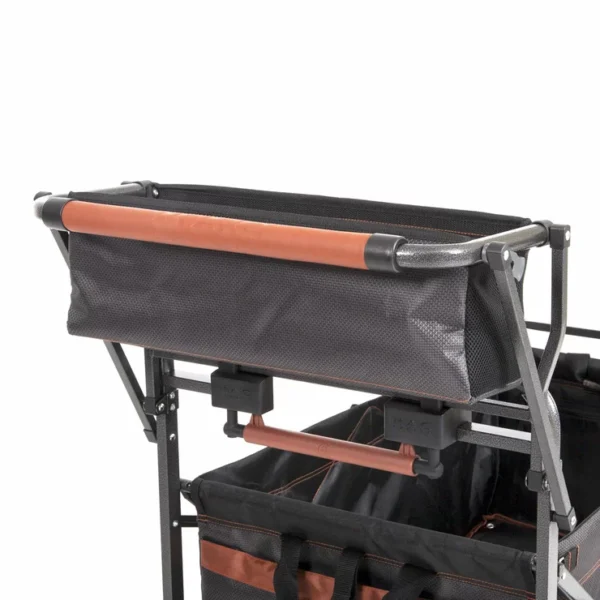 452386066497566 Mac Sports Deluxe Push Pull Folding Wagon with Brakes