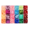 S059e1331da7446eaa7c979d836549b66d.webp 24 Colors Bright Sequins Round Flatback Confetti Paillettes