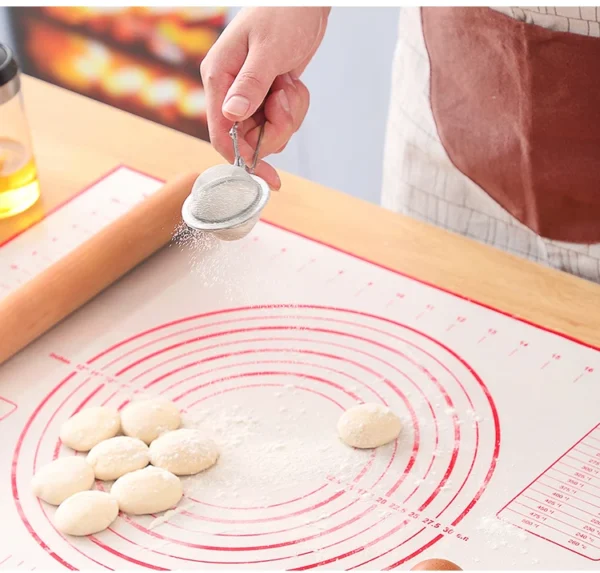 S060237965f314b759ef2667cc760b3d9z.webp UNTIOR 1PCS Silicone Baking Mat Kneading Pad Dough Mat Pizza Cake Dough Maker Kitchen Cooking Grill Non-Stick Gadgets Bakeware
