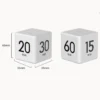 S0a4c8fc9745e489c91a0c95598b69df5E.webp Productivity Cube Timer Gravity Sensor Flipping LED Display 4 Preset Time Dual Modes Countdown Cooking Study Mini Digital Timer