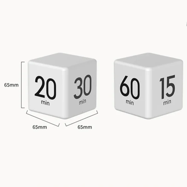 S0a4c8fc9745e489c91a0c95598b69df5E.webp Productivity Cube Timer Gravity Sensor Flipping LED Display 4 Preset Time Dual Modes Countdown Cooking Study Mini Digital Timer