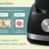 S12ece433c0ea40e5be7867874541da66p.webp TopStrong 6-in-1 for Chopping, Slicing, Shredding and Kneading Dough, 3 Speeds with Pulse, 2L Mixing Bowl 800W Food Processor