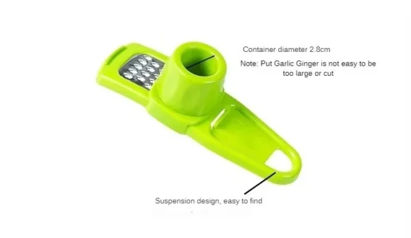 S14f04fbe2b2d47d4bea60b0c85d716dex.webp Garlic Peeler Ginger Garlic Press Grinding Grater Planer Slicer Garlic Crusher Chopper Cooking Tool For Kitchen Grater Grinder
