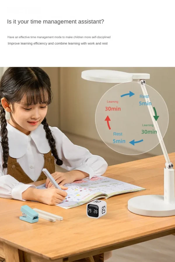 S15358ee8bf354d90903dc9f42d6d1a6ax.webp Productivity Cube Timer Gravity Sensor Flipping LED Display 4 Preset Time Dual Modes Countdown Cooking Study Mini Digital Timer