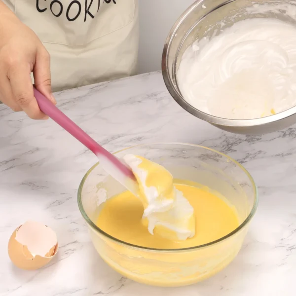 S15775872a1f24afeb1ab32b276414a18o.webp Silicone Spatula Cream Butter Cooking Baking Spatula Heat Resistant Utensils Scrape Decorator Translucent Kitchen Baking Tools