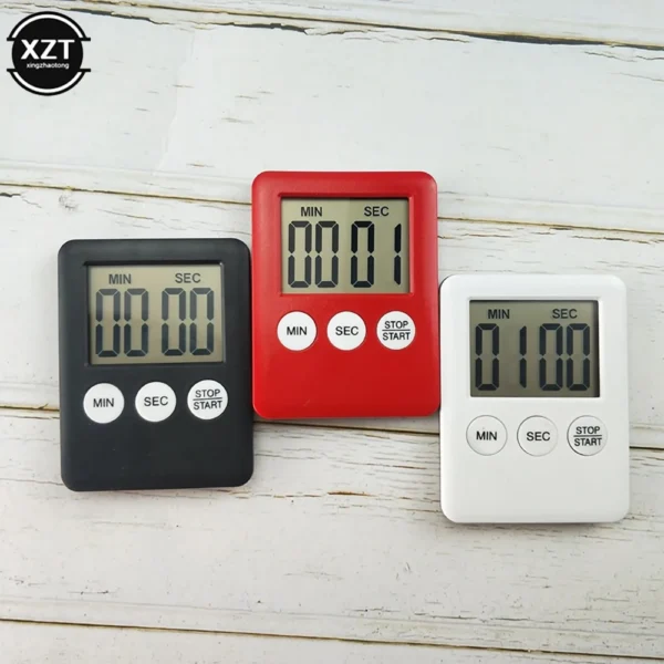 S1739a96d29974837af84adea7cd04c60Z.webp Magnetic Kitchen Timer Digital Cooking Baking LCD Count Down Up Loud Alarm Countdown Alarm Magnet Clock Sleep Clock Kitchen Sup