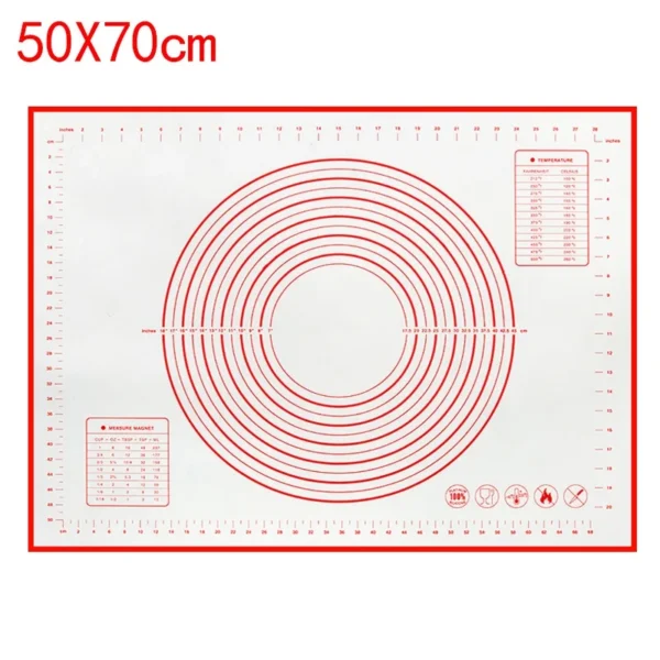 S1a6d8d9cb935431f87a8dd727d358366g.webp UNTIOR 1PCS Silicone Baking Mat Kneading Pad Dough Mat Pizza Cake Dough Maker Kitchen Cooking Grill Non-Stick Gadgets Bakeware