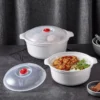 S1b5c3fdad51341639bff0c14c2d3f4da8.webp Microwave Oven Special Box Heated Soup Pot Rice Steamed Hot Steamed Buns Buns With Lid Eco-friendly Food Grade Kitchen Tool
