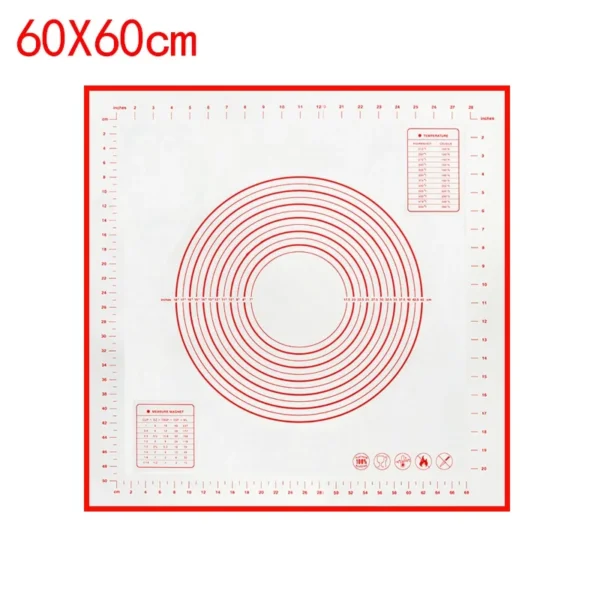 S1ced922f13004422893ecc6df1362294O.webp UNTIOR 1PCS Silicone Baking Mat Kneading Pad Dough Mat Pizza Cake Dough Maker Kitchen Cooking Grill Non-Stick Gadgets Bakeware