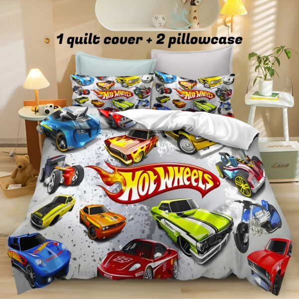 S2044b281b4f3470ca5fdeb0eae8c38783.webp Hot-wheel Duvet Cover