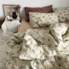 S216a375920ee400592eb6f9b739f48deU.webp Ins Nordic Black Dot Bedding Set