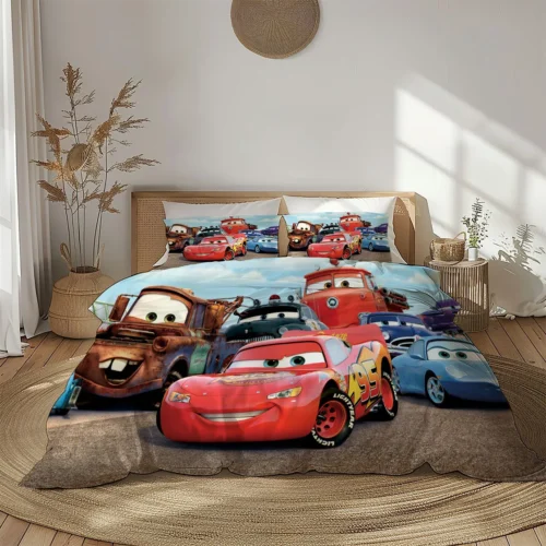S259d33db83ac442b9832ddce88bfbd000.webp Racing Mcqueen Cars Duvet Cover Set