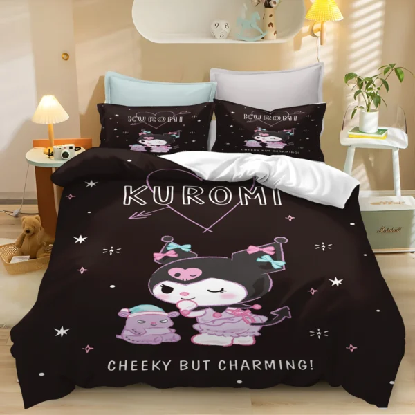S29bb5446bf124e849b65c441eeee66881.webp Kuromi Bedding Sets