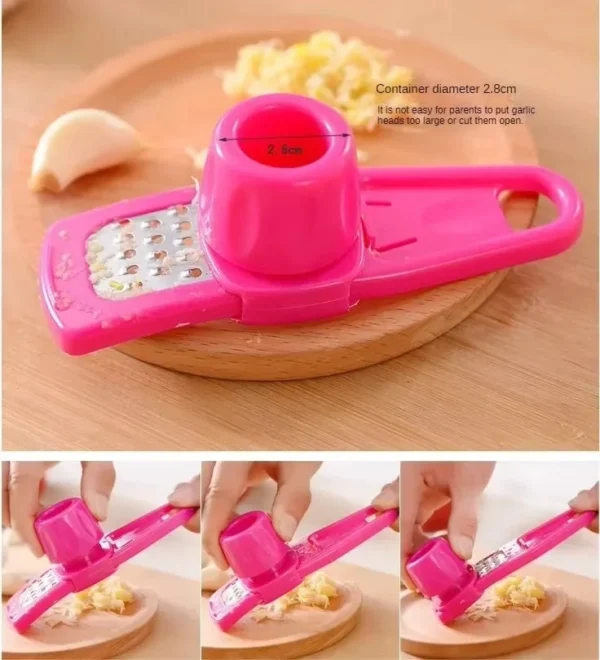 S2c12ad439ff340e4ad18476c390007few.webp Garlic Peeler Ginger Garlic Press Grinding Grater Planer Slicer Garlic Crusher Chopper Cooking Tool For Kitchen Grater Grinder
