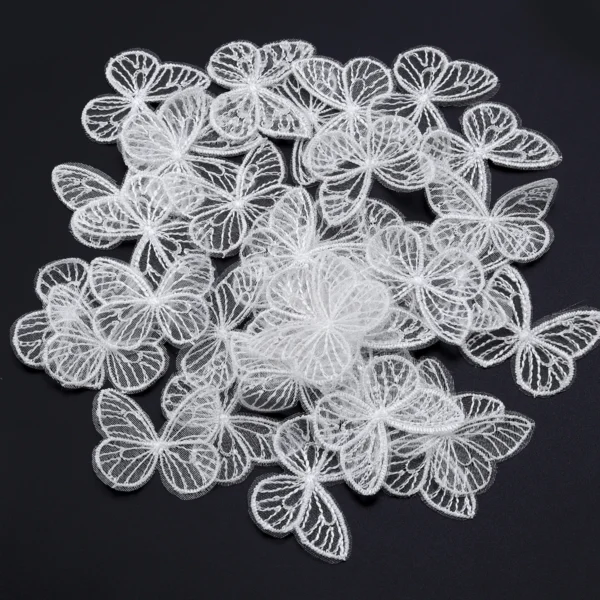 S2c5ebd83e7c748239ab94aca364d7d75c.webp 20Pcs/Lot 3.5*4.5cm Embroidery Fabric Butterfly Flowers