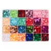 S337628e701da45289b80e9b063d31800v.webp 24 Colors Bright Sequins Round Flatback Confetti Paillettes