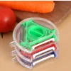 S3deb4a5ba77e43938fd4b916c9a14526x.webp 3 In 1 Fruit and Vegetable Peeler Multifunctional Vegetable Shredding Tools Stainless Steel Blade Peel Grater Kitchen Tools
