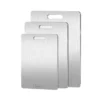 S42a69c60175e4d01822af949c3dc644bN.webp Stainless Steel Panel and Chopping Board Kitchen Household Thickened Double Sided Cutting Board Block Kneading Dough Board