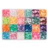 S47050145986a46679c8a30eeb30a323ae.webp 24 Colors Bright Sequins Round Flatback Confetti Paillettes