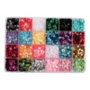 S5193ba33469446b7afb7bd7c1307e134K.webp 24 Colors Bright Sequins Round Flatback Confetti Paillettes