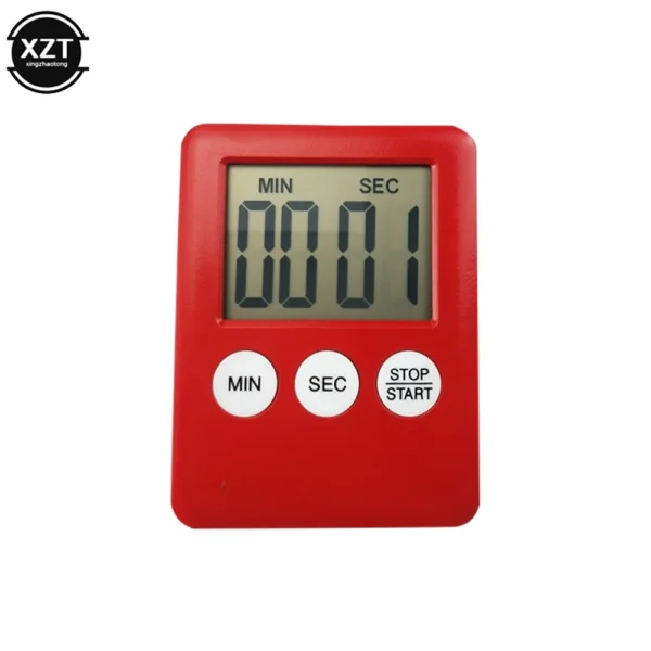 S51eceee820144f0abff2f9348e73d76bT.webp Magnetic Kitchen Timer Digital Cooking Baking LCD Count Down Up Loud Alarm Countdown Alarm Magnet Clock Sleep Clock Kitchen Sup