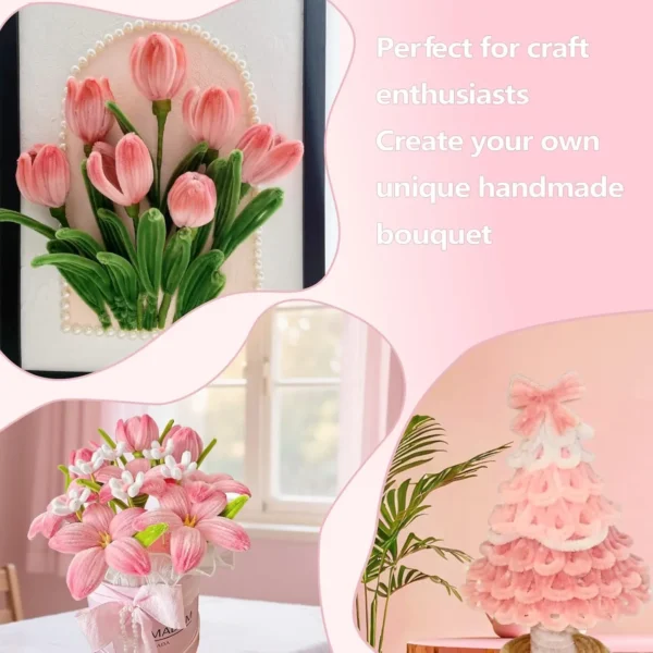 572Pcs Pipe Cleaners Craft for Flowers