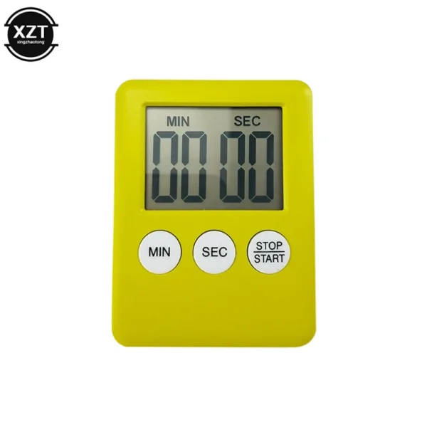S538b026864a1452d924f2415a87768d3Z.webp Magnetic Kitchen Timer Digital Cooking Baking LCD Count Down Up Loud Alarm Countdown Alarm Magnet Clock Sleep Clock Kitchen Sup
