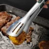 S573815337a7a40118aa49139a2ac9e75i.webp 1pc Non Slip Stainless Steel Food Tongs Meat Salad Bread Clip Barbecue Grill Buffet Clamp Cooking Tools Kitchen Accessories