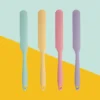 S5bc3eed2d9fc42c3ab13d7318b7cac698.webp Food Grade Silicone Cream Scraper Household all-in-one Long Cake Spatula Heat-resistant Kitchen Baking Tool