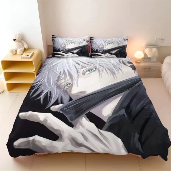 S5edf8b14ec044dd29c21e3bafe3cc8a24.webp Jujutsu Kaisen Satoru Gojo Bedding Set