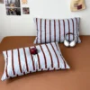 S61be165c88ab455bb709fe8a53a1b4e14.webp 3pcs Simple Pink Striped Duvet Cover Set
