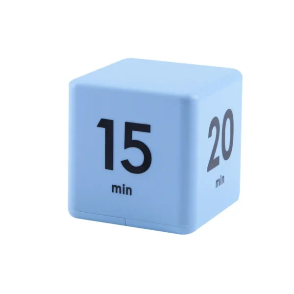 S641fb11692f7455bbe1e5f41711b9dfbd.webp Productivity Cube Timer Gravity Sensor Flipping LED Display 4 Preset Time Dual Modes Countdown Cooking Study Mini Digital Timer