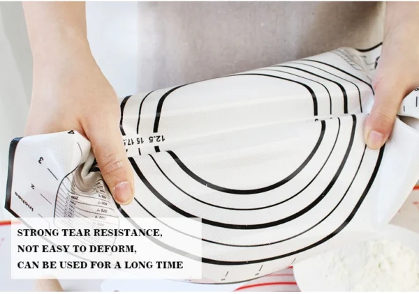 S68a06b118a4d4dd580e858dd9cbe06a5g.webp UNTIOR 1PCS Silicone Baking Mat Kneading Pad Dough Mat Pizza Cake Dough Maker Kitchen Cooking Grill Non-Stick Gadgets Bakeware