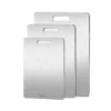 S788aab089cae4fe4ba6d3d1e4f21cb64a.webp Stainless Steel Panel and Chopping Board Kitchen Household Thickened Double Sided Cutting Board Block Kneading Dough Board