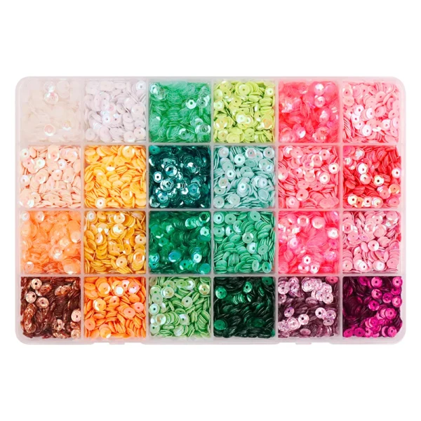 S78b69a09556f43d9886bd33c30314624t.webp 24 Colors Bright Sequins Round Flatback Confetti Paillettes