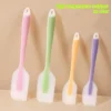 S7a3bcc572348435992ce4604f63e76caR.webp Silicone Spatula Cream Butter Cooking Baking Spatula Heat Resistant Utensils Scrape Decorator Translucent Kitchen Baking Tools