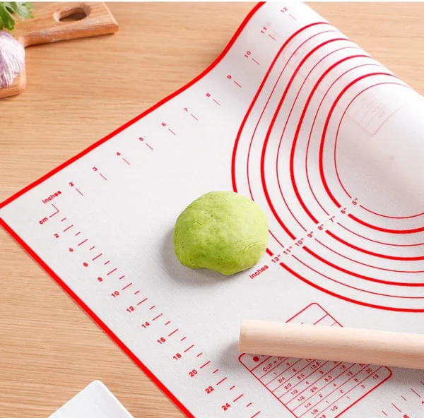 S7b90d2696bfa4a4699860253af967551q.webp UNTIOR 1PCS Silicone Baking Mat Kneading Pad Dough Mat Pizza Cake Dough Maker Kitchen Cooking Grill Non-Stick Gadgets Bakeware