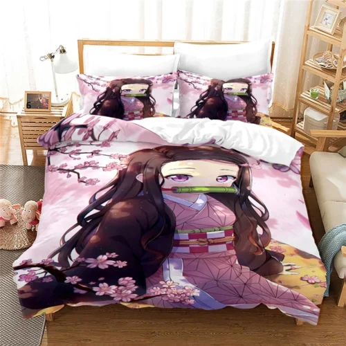 Nezuko Kamado Bedding Set