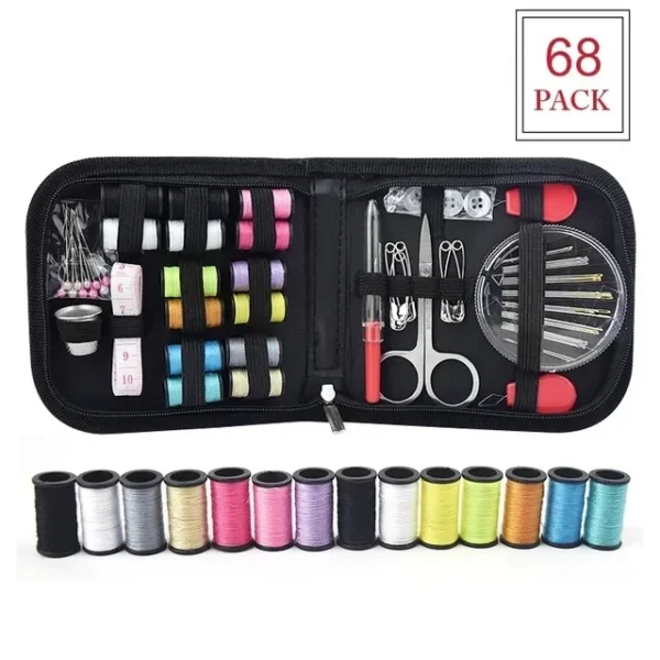 S80c1e45728c64f7b85623385518d8d097.webp 68/98pcs Sewing Kits DIY Multi-function Sewing Box