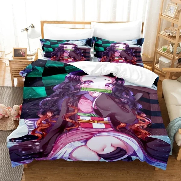 S815f93add71b4f9ca01844d3e73933331.webp Nezuko Kamado Bedding Set
