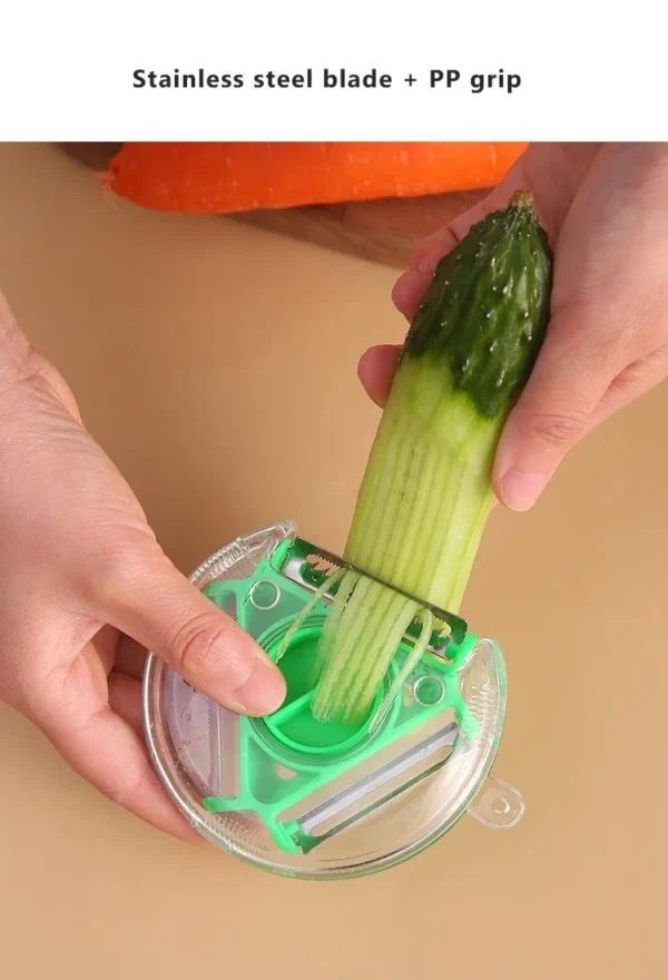 S839561beeace40d3b05905446c1bbc9aS.webp 3 In 1 Fruit and Vegetable Peeler Multifunctional Vegetable Shredding Tools Stainless Steel Blade Peel Grater Kitchen Tools