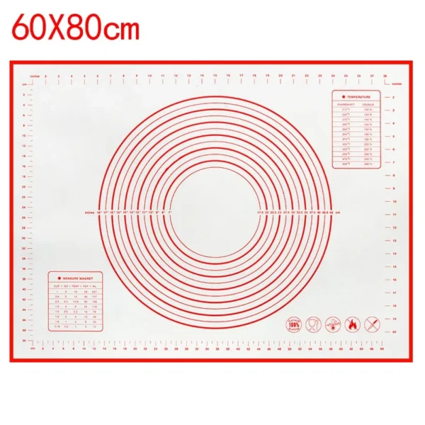 S847a789766ec40349fd3a0d62807bb8cE.webp UNTIOR 1PCS Silicone Baking Mat Kneading Pad Dough Mat Pizza Cake Dough Maker Kitchen Cooking Grill Non-Stick Gadgets Bakeware