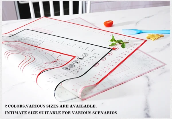 S88587781b0664dc0b957779bf2e81001N.webp UNTIOR 1PCS Silicone Baking Mat Kneading Pad Dough Mat Pizza Cake Dough Maker Kitchen Cooking Grill Non-Stick Gadgets Bakeware