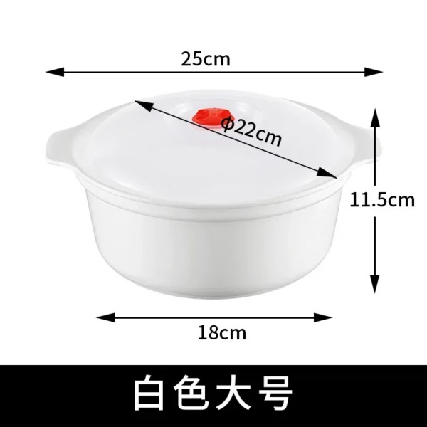 S8e326c5713824b31b7d861c4b0d1602dY.webp Microwave Oven Special Box Heated Soup Pot Rice Steamed Hot Steamed Buns Buns With Lid Eco-friendly Food Grade Kitchen Tool