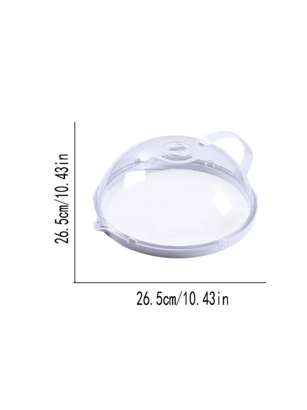 Microwave food splash proof cover, household oven heating cover, plate transparent cover, handle, cooking utensils accessories