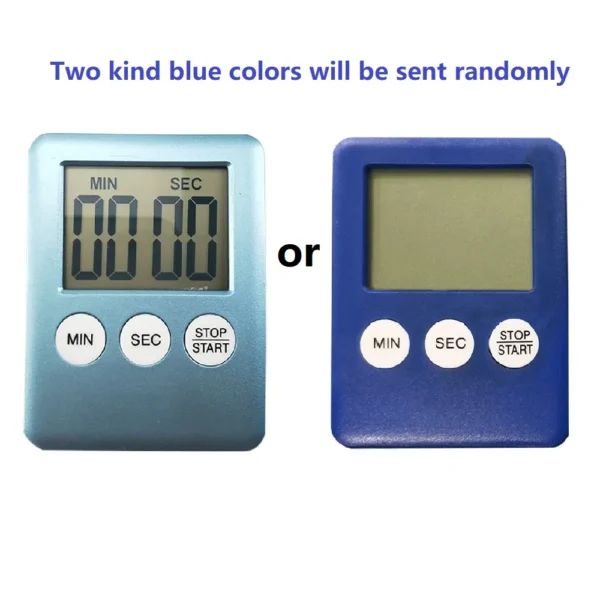 S9b623c7cb364457b9d20ea80c4edfdbdC.webp Magnetic Kitchen Timer Digital Cooking Baking LCD Count Down Up Loud Alarm Countdown Alarm Magnet Clock Sleep Clock Kitchen Sup